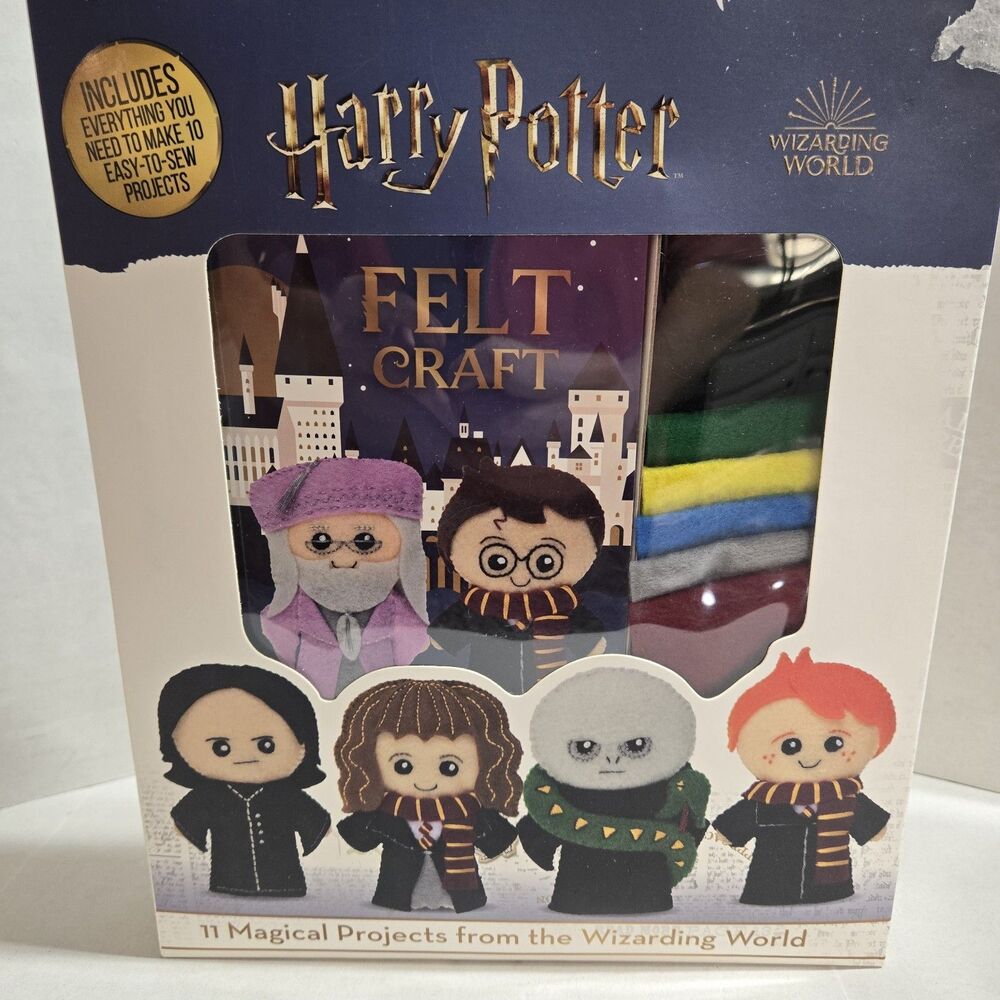 Harry Potter Felt Craft 11 Magical Projects from the Wizarding World NIB Sealed